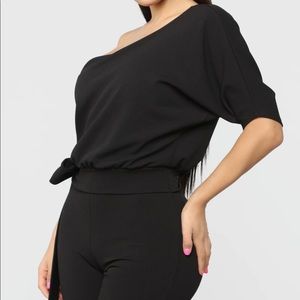 Malvina One Sleeve Jumpsuit